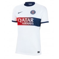 Camisa de time de futebol Paris Saint-Germain Replicas 2º Equipamento Feminina 2023-24 Manga Curta